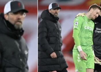La photo d’Alisson / Pickford a fait beaucoup de bruit sur Twitter