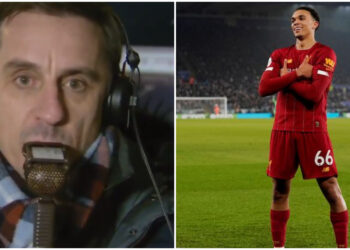 Neville prédit que Trent deviendra le «  meilleur arrière droit anglais de tous les temps  »