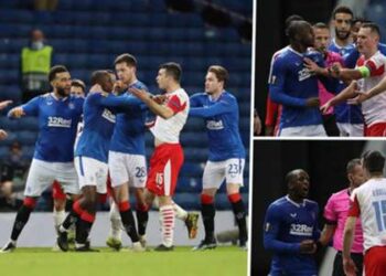 Slavia Prague a abusé racialement de Kamara, affirme Gerrard après la défaite des Rangers en Ligue Europa