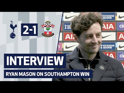 "Je ne peux pas te dire à quel point je suis fier" |  Ryan Mason |  Spurs 2-1 Southampton