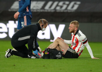 La star de Sheffield United exclue pour le reste de la saison en raison d’une blessure au pied