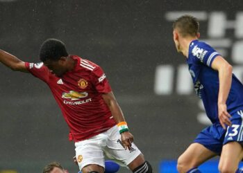 La star de Manchester United, Amad, jette son nom sur le ring contre Leicester City