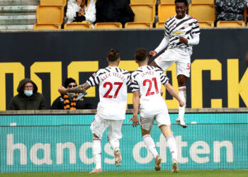 Ole Gunnar Solskjaer réagit au premier but d’Anthony Elanga contre les loups