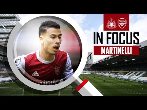 Gabriel Martinelli |  Chaque touche |  Newcastle Utd contre Arsenal (0-2) |  première ligue