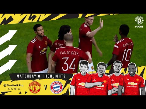 Faits saillants |  Manchester United contre Bayern Munich |  eFootball.Pro 8e journée |  PES 2021 |  eSports