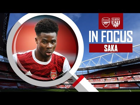 Bukayo Saka |  Chaque touche |  Arsenal contre West Brom (3-1) |  Compilation