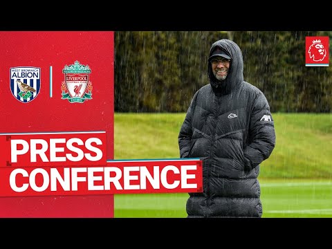 Conférence de presse d'avant-match de Jürgen Klopp |  West Bromwich Albion