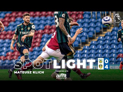 Spotlight |  Mateusz Klich marque et dirige le milieu de terrain |  Burnley 0-4 Leeds United