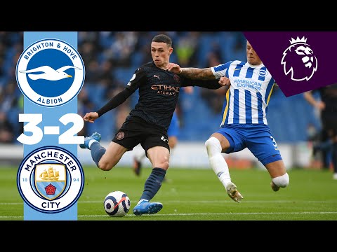 FAITS SAILLANTS |  Brighton 3-2 Man City |  10 Man City perd un thriller à 5 buts