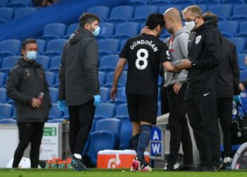 Guardiola fait le point sur la blessure de Gundogan après la défaite de Man City contre Brighton