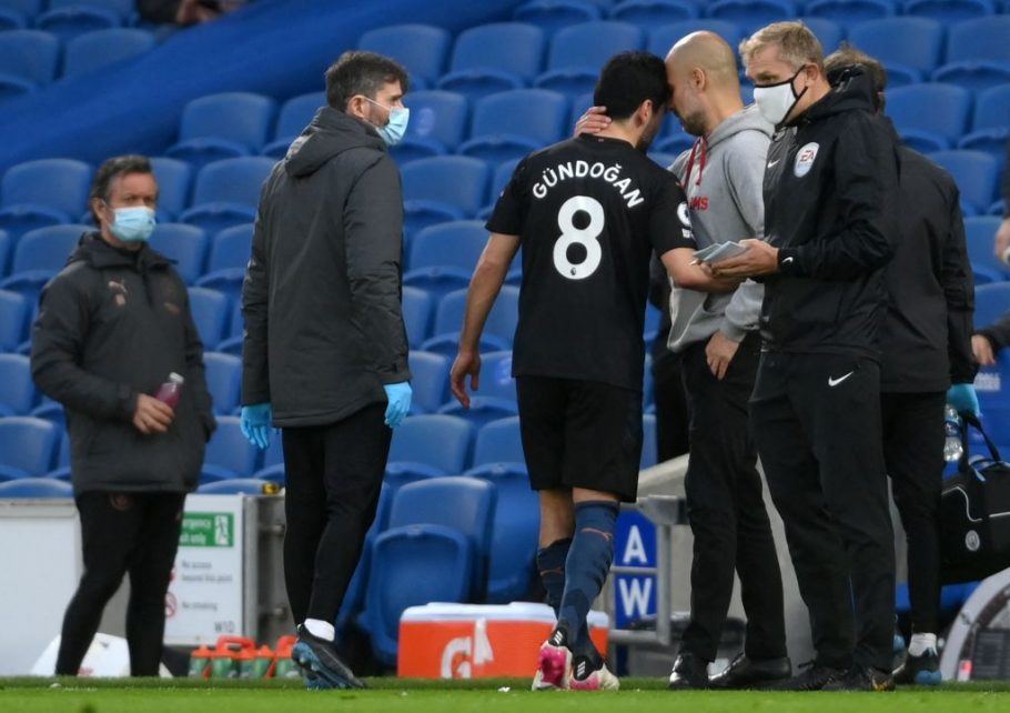 Pep Guardiola fait le point sur la blessure d'Ilkay Gundogan après la défaite de Man City contre Brighton