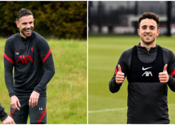 Nouvelles de l’équipe Liverpool v Crystal Palace;  Henderson & Jota de retour