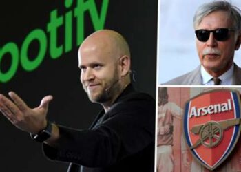 Ek révèle que l’offre publique d’achat d’Arsenal a été rejetée par Kroenke mais le fondateur de Spotify reste intéressé par l’achat de Gunners