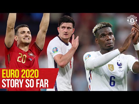 Rouges internationaux |  Histoire de l'Euro 2020 jusqu'à présent |  Manchester United