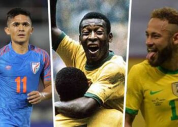 Neymar se rapproche de Sunil Chhetri et Pelé après le but du Venezuela