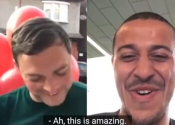 (Vidéo) Thiago surprend un fan de Liverpool avec un message spécial fête des pères