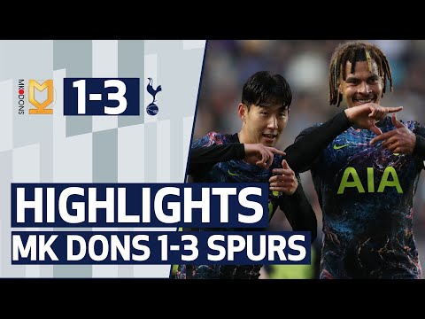 Heung-min Son, Dele et Lucas Moura marquent lors de la victoire de pré-saison |  Faits saillants |  MK Dons 1-3 Éperons