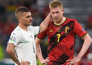 De Bruyne révèle qu’il a joué avec des ligaments déchirés lors de la défaite en Italie alors que la Belgique se retire de l’Euro 2020