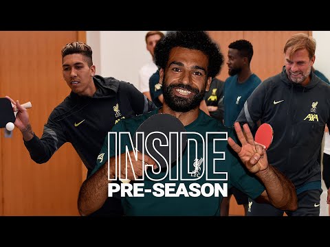 Inside Pre-Season : le tournoi de tennis de table de Liverpool |  Salah fait un triplé