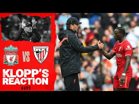 La réaction de Klopp : Athletic Club et les fans |  Liverpool contre l'Athletic Club