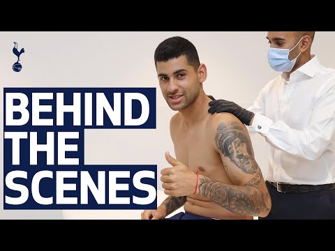 Entrez dans un centre médical des Spurs avec Cristian Romero !  |  Dans les coulisses
