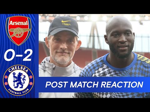"J'en ai rêvé pendant de nombreuses années |  Romelu Lukaku et Thomas Tuchel après le match |  Arsenal 0-2 Chelsea