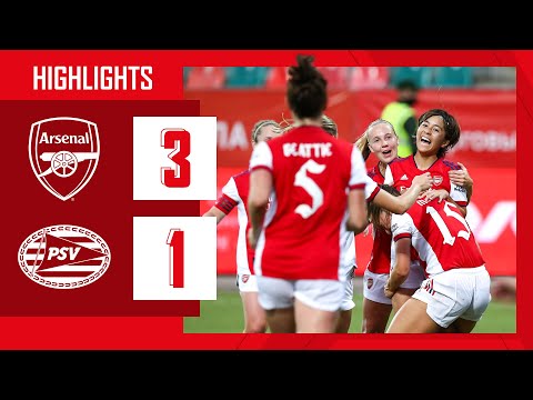 FAITS SAILLANTS |  Arsenal vs PSV (3-1) |  Ligue des champions |  Iwabuchi (2), Miedema