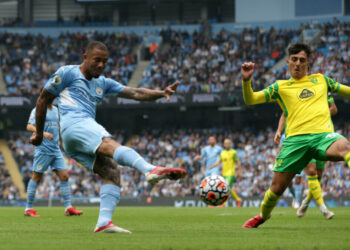 Pep Guardiola fait l’éloge de Gabriel Jesus après la déroute de Norwich City