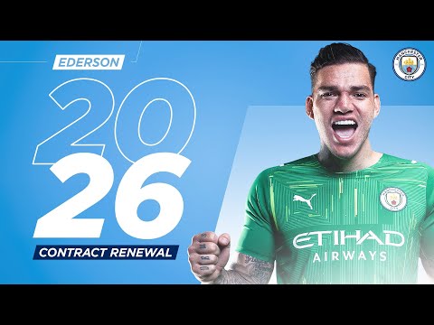 Ederson signe un nouveau contrat avec Man City jusqu'en 2026