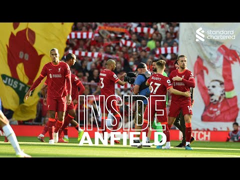 À l'intérieur d'Anfield : Liverpool 1-1 Chelsea |  Salah marque un penalty dans une atmosphère incroyable