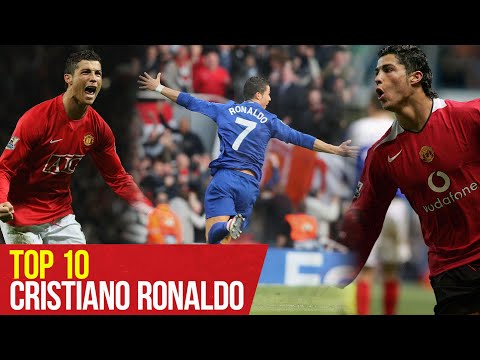 Top 10 des buts de Cristiano Ronaldo |  Porto, Arsenal, Portsmouth et plus |  Manchester United