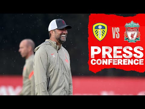 Conférence de presse d'avant match de Jürgen Klopp |  Leeds United