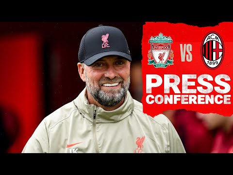 Conférence de presse de la Ligue des champions de Liverpool depuis Anfield |  Milan