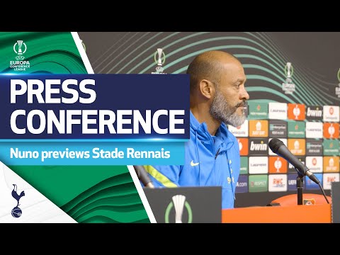 Nuno donne un aperçu du choc de la Ligue de Conférence avec le Stade Rennais |  Stade Rennais - Spurs