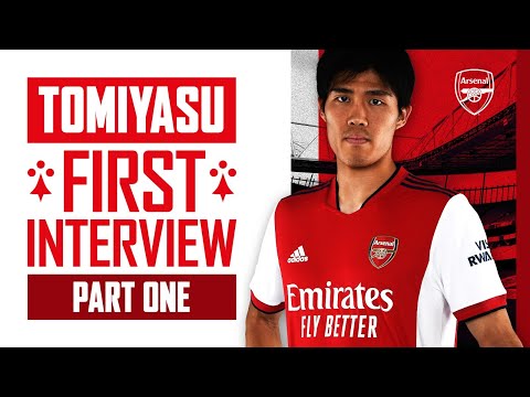 Première interview de Takehiro Tomiyasu |  Bienvenue à l'Arsenal |  Partie un
