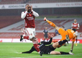 L’attaquant d’Arsenal Alexandre Lacazette dans un accord potentiel de janvier avec Séville