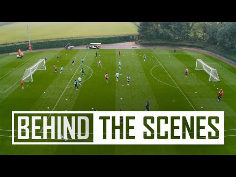 Finition nette et superbes sauvegardes |  Inside Arsenal Training - spécial drone et caméra 360 !