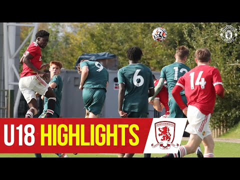 Faits saillants U18 |  Manchester United 3-3 Middlesbrough |  L'Académie