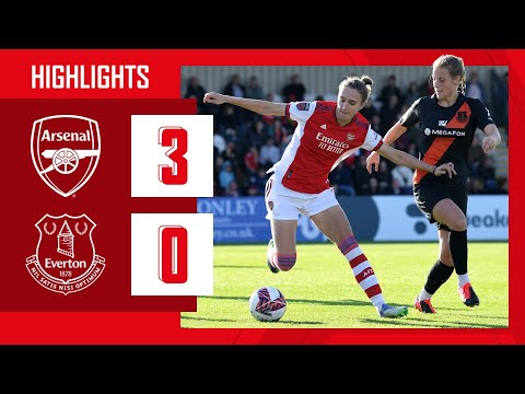 FAITS SAILLANTS |  Arsenal contre Everton (3-0) |  WSL |  McCabe, Wubben-Moy, Maanum