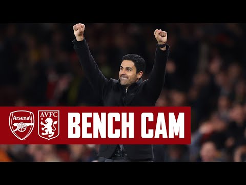 CAM DE BANC |  Arsenal vs Aston Villa (3-1) |  Objectifs, réactions, célébrations, VAR et plus