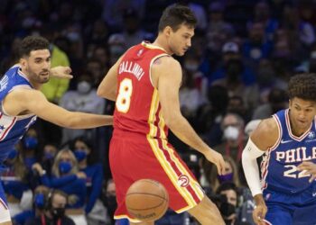 NBA : Philadelphie-Atlanta 122-94.  Gallinari opaque, seulement 4 points