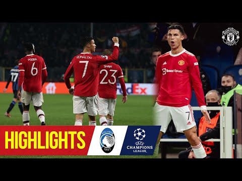 Ronaldo sauve un point crucial pour les Reds |  Atalante 2-2 Manchester United |  UEFA Ligue des Champions