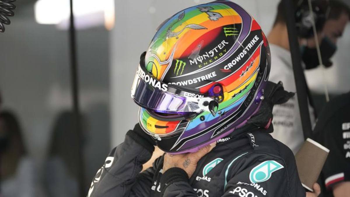 F1 Lewis Hamilton met LGBT-helm ook in Saoedi-Arabië - SpySports: Sports \u0026  Football News