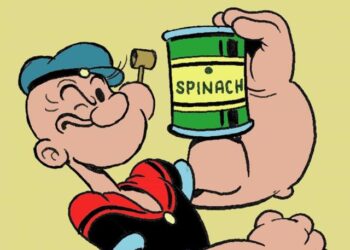 Popeye : Voici pourquoi il est bon de manger des épinards