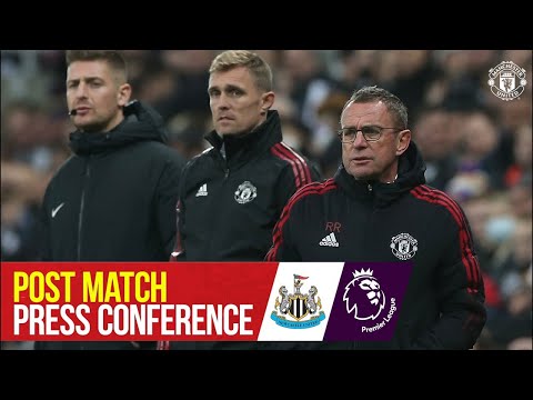 Conférence de presse d'après-match |  Ralf Rangnick |  Newcastle 1-1 Manchester United |  première ligue