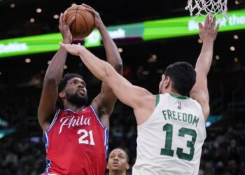 Résultats Nba, super Embiid et Philadelphie remporte Boston.  Chicago ok