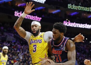Résultats Nba : LeBron dans les stands, les Lakers chutent aussi à Philadelphie