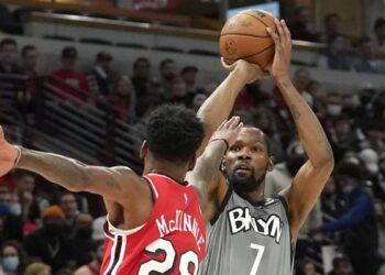 Nba : Chicago Bulls-Brooklyn Nets 112-138, draggers Durant et Harden
