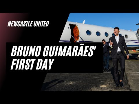 ???????? Premier jour de Bruno Guimarães en tant que joueur de Newcastle United
