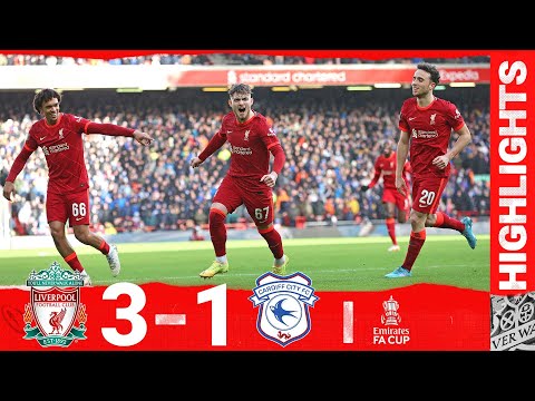 Temps forts : Liverpool 3-1 Cardiff City |  Elliott marque au retour et un début pour Luis Diaz